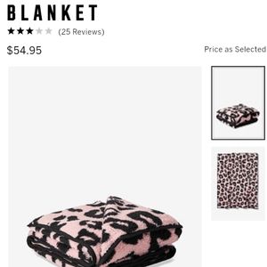 VS Pink Double Sided Sherpa Blanket!!!